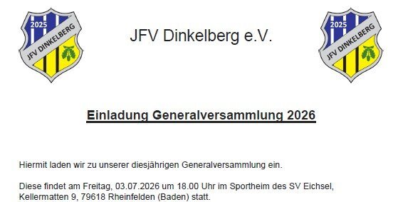 JFV DInkelberg GV
