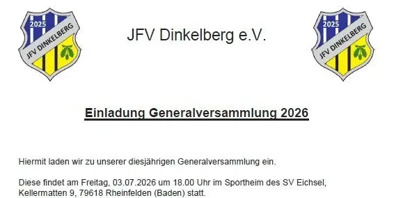 JFV DInkelberg GV